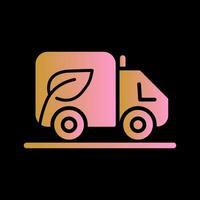 Eco friendly Truck Vector Icon