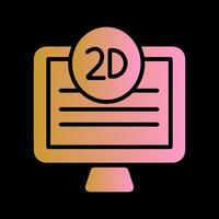 2D Quality Screen Vector Icon