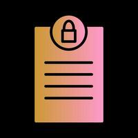 Privacy Page Vector Icon