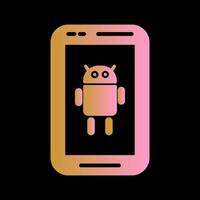 icono de vector de Android