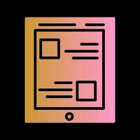 Tablet Vector Icon