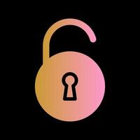 Open Lock I Vector Icon