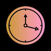 icono de vector de reloj