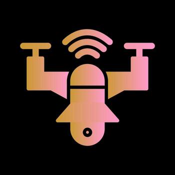 icono de vector de dron