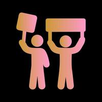 Protester Vector Icon