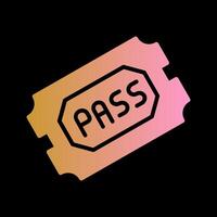 Passes Vector Icon