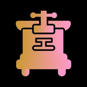 Machine Press Vector Icon
