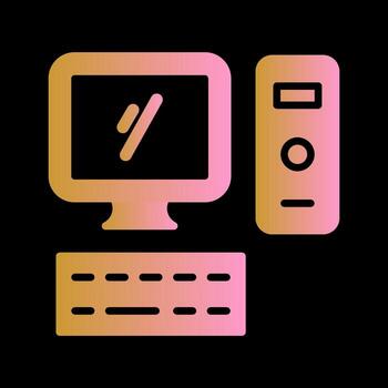 Computer Vector Icon