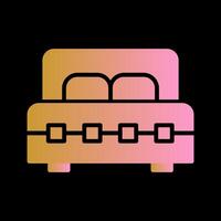 Double Bed I Vector Icon