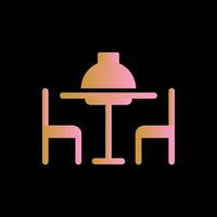 Dinner Table II Vector Icon