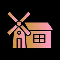 Windmill Vector Icon