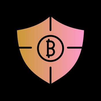 icono de vector de escudo