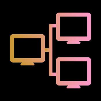 icono de vector de red