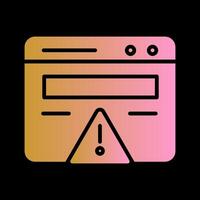 Web Error Vector Icon