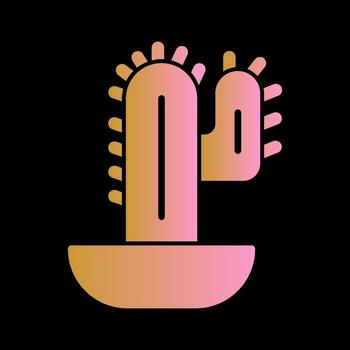 icono de vector de cactus