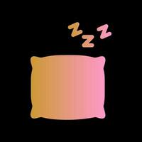 icono de vector de almohada