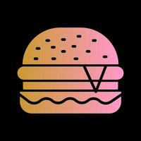 icono de vector de hamburguesa