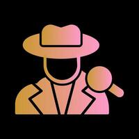 icono de vector de detective