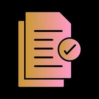 Report List Vector Icon