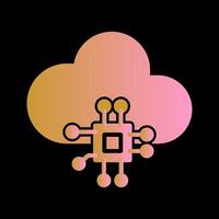 Cloud Computing Vector Icon