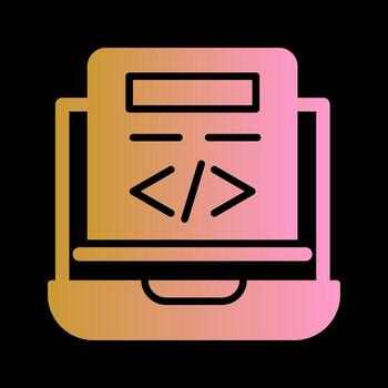 Coding Vector Icon