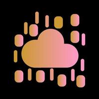 icono de vector de nube