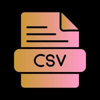 CSV Vector Icon