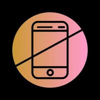 No Cell Phones Vector Icon