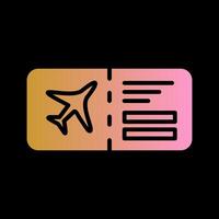 Plane Tickets Vector Icon