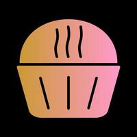 Cream Muffin Vector Icon