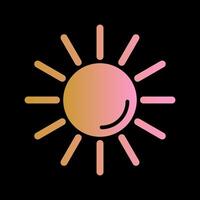 UV Radiation Vector Icon