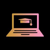 Online Degree Vector Icon