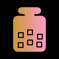 Sugar Bottle Vector Icon