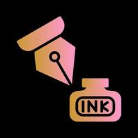 Ink and Pen Vector Icon