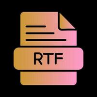 RTF Vector Icon
