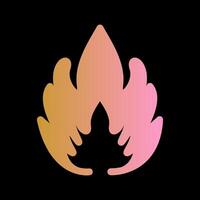 Flammable Material Vector Icon