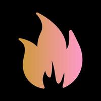 Flame Vector Icon