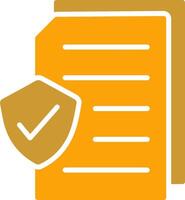 Secure Document Vector Icon