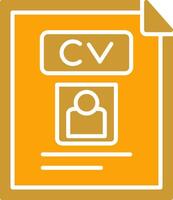 CV Vector Icon