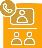 Conference Call Vector Icon