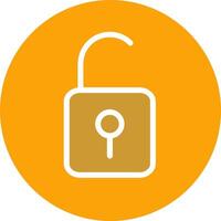 Open Lock II Vector Icon