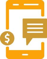 Money Talk Vector Icon