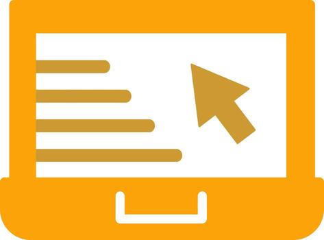 icono de vector de cursor