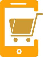 Mobile Shopping Vector Icon