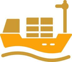 Cargo Ship I Vector Icon