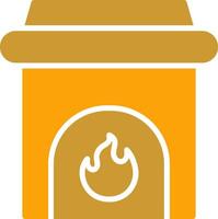 Fireplace Vector Icon