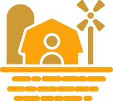 Farm House Vector Icon