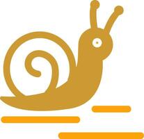 icono de vector de caracol