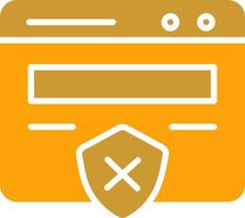 Unprotected Website Vector Icon