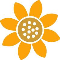 Sunflower Vector Icon